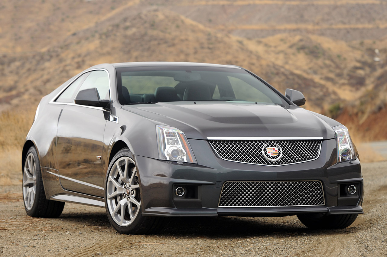 Cadillac  Coupe on 2012 Cadillac Cts V Coupe  Front Right Quarter View  Manufacturer