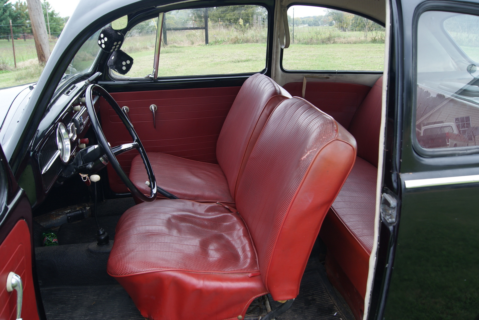1966 vw beetle interior doors handle