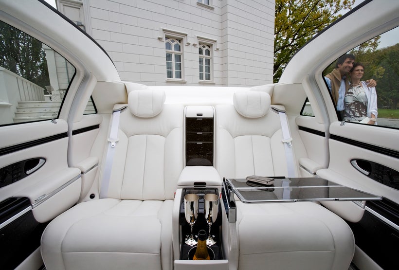 2012 Maybach 62 Landaulet interior rear view manufacturer interior
