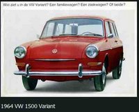 1964 Volkswagen Variant Overview 1964 Volkswagen Variant Overview