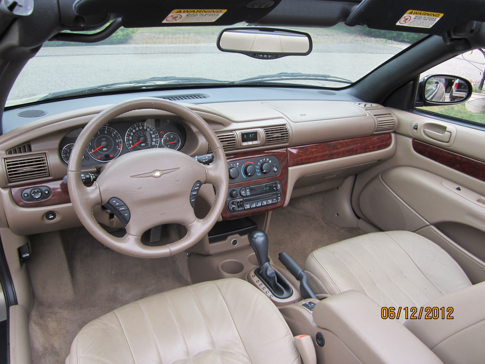 1999 Chrysler sebring convertible manual