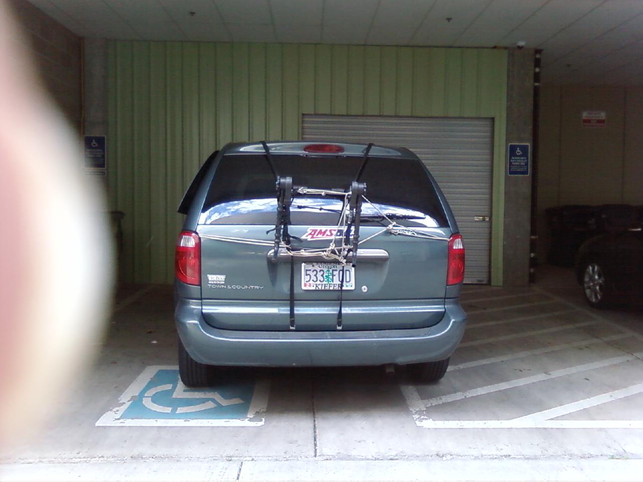 Bike rack for 2008 chrysler town and country #4