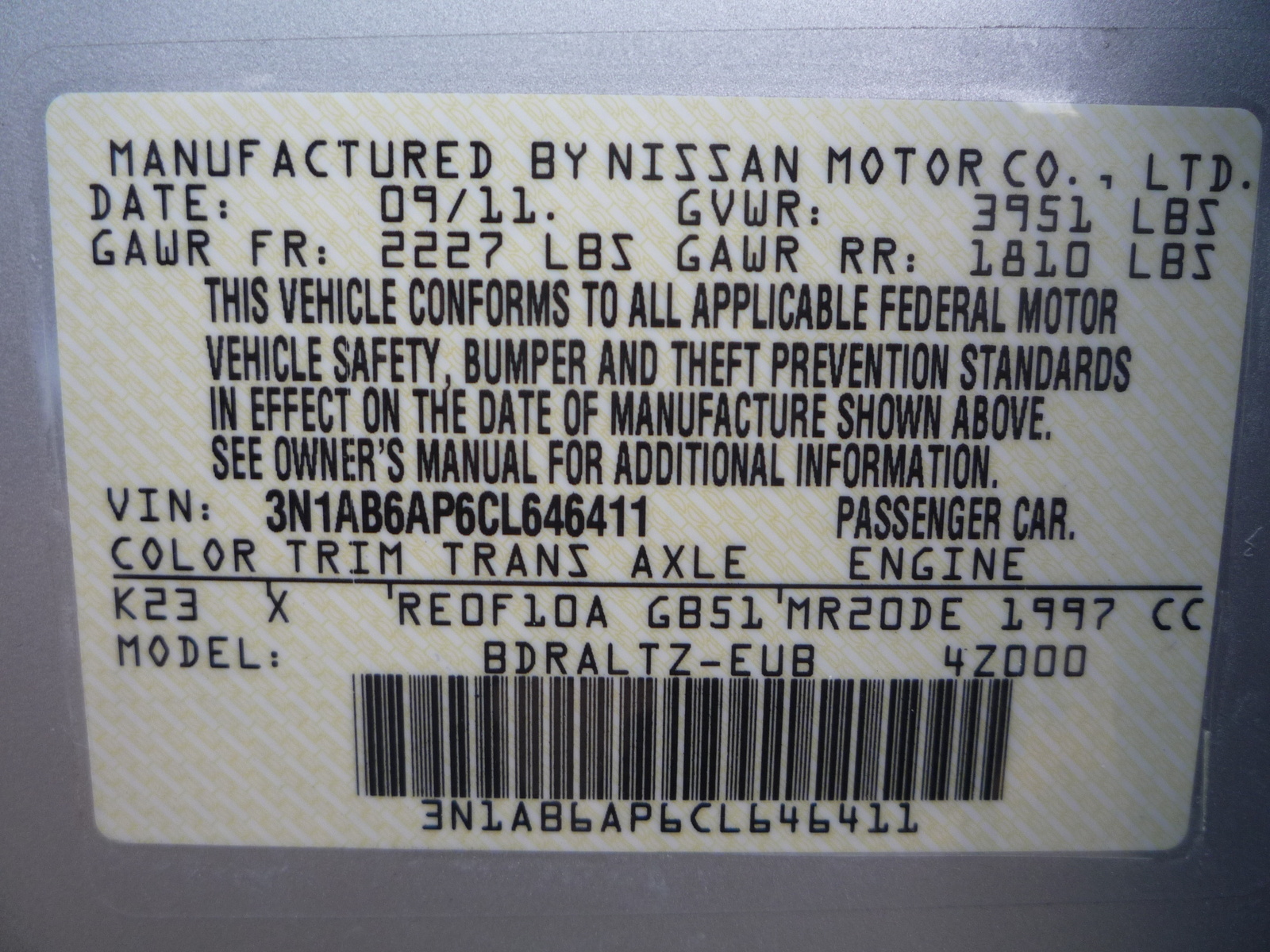 2012 Nissan Sentra