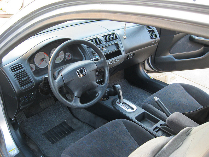 2001 Honda civic coupe ex interior #3