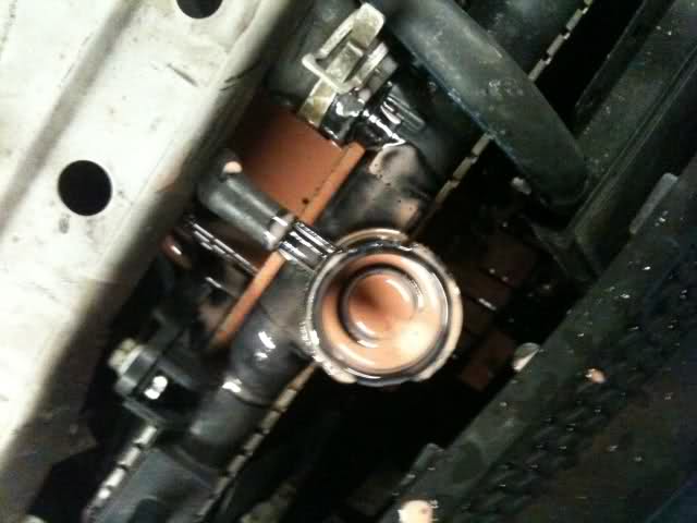 Oil in radiator fluid honda