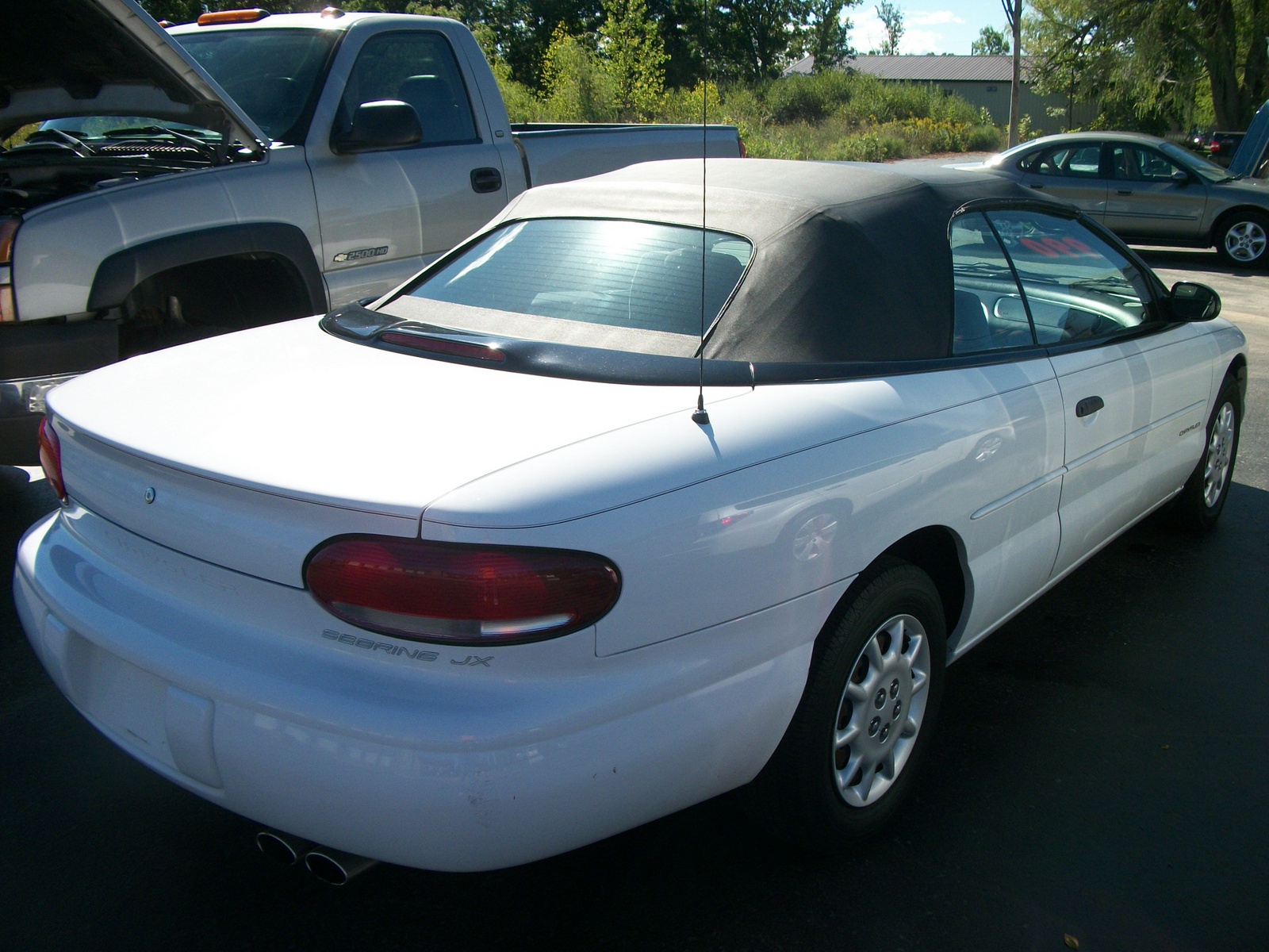 2000 Chrysler sebring convertible white #2