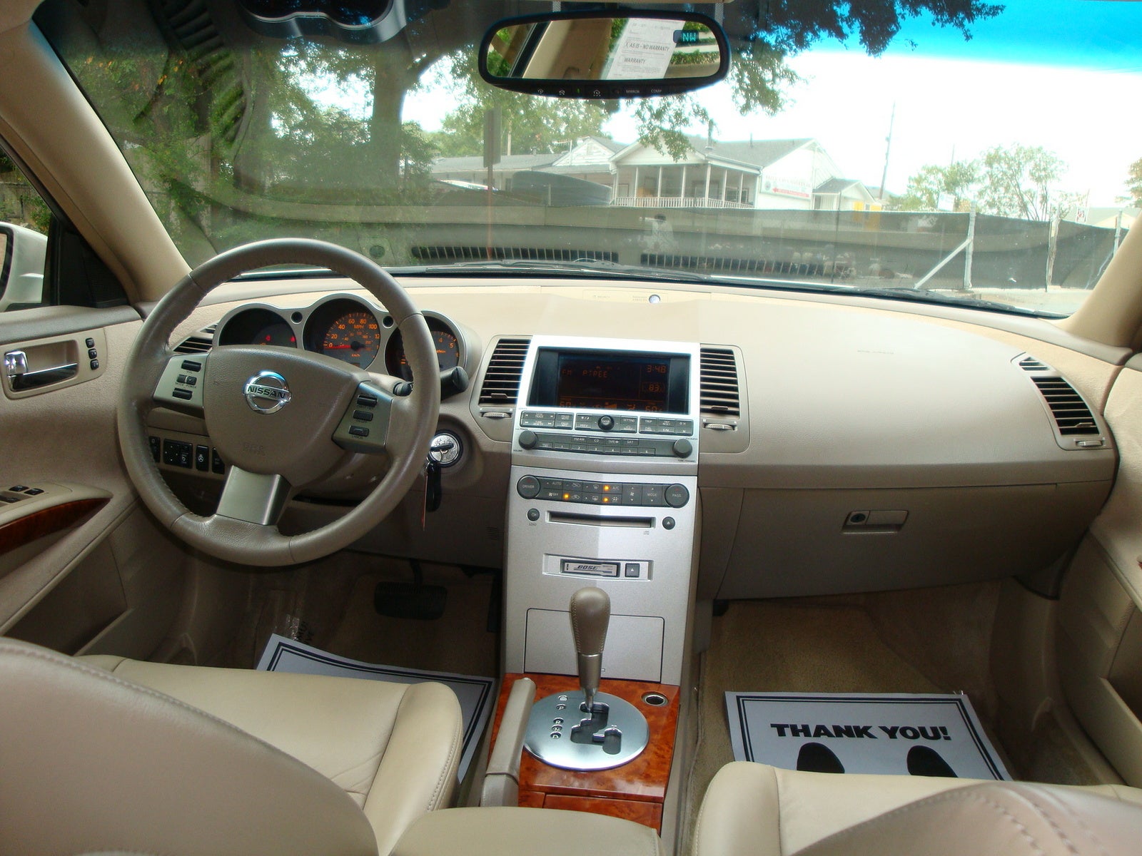 2005 Nissan maxima sl interior