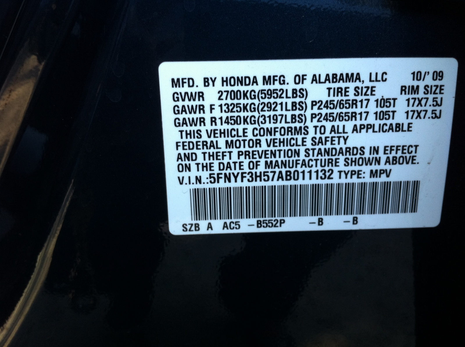 2010 Honda Pilot