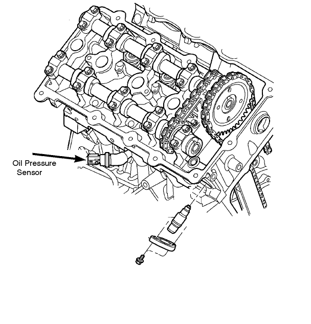 2001 Chrysler sebring oil pressure sensor #5