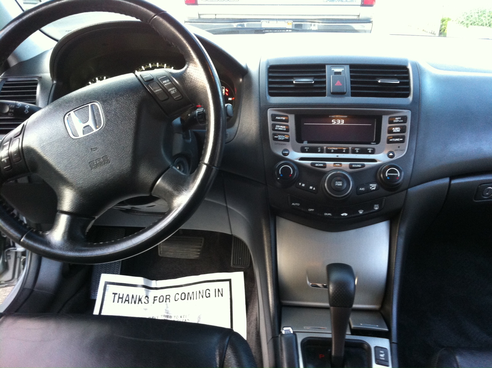 2006 Honda accord leather interior #6
