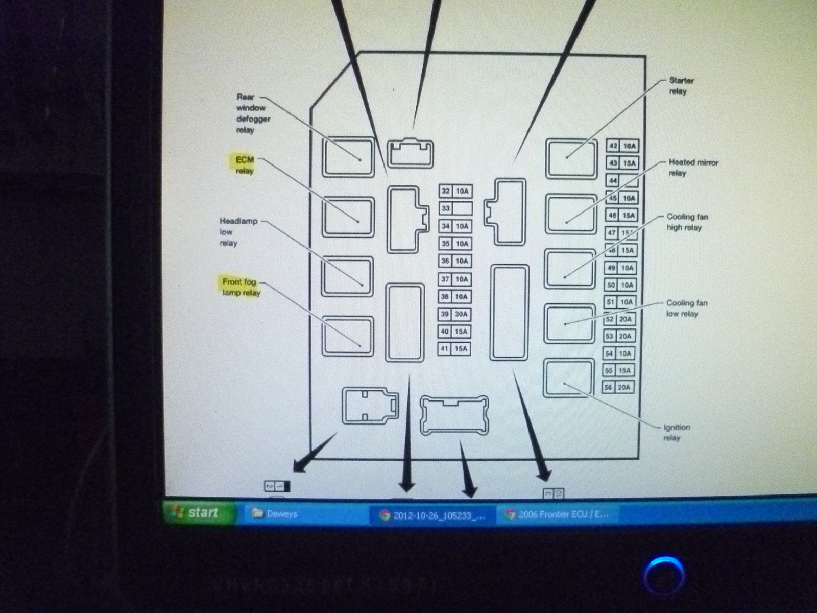 Nissan frontier starter relay location #9