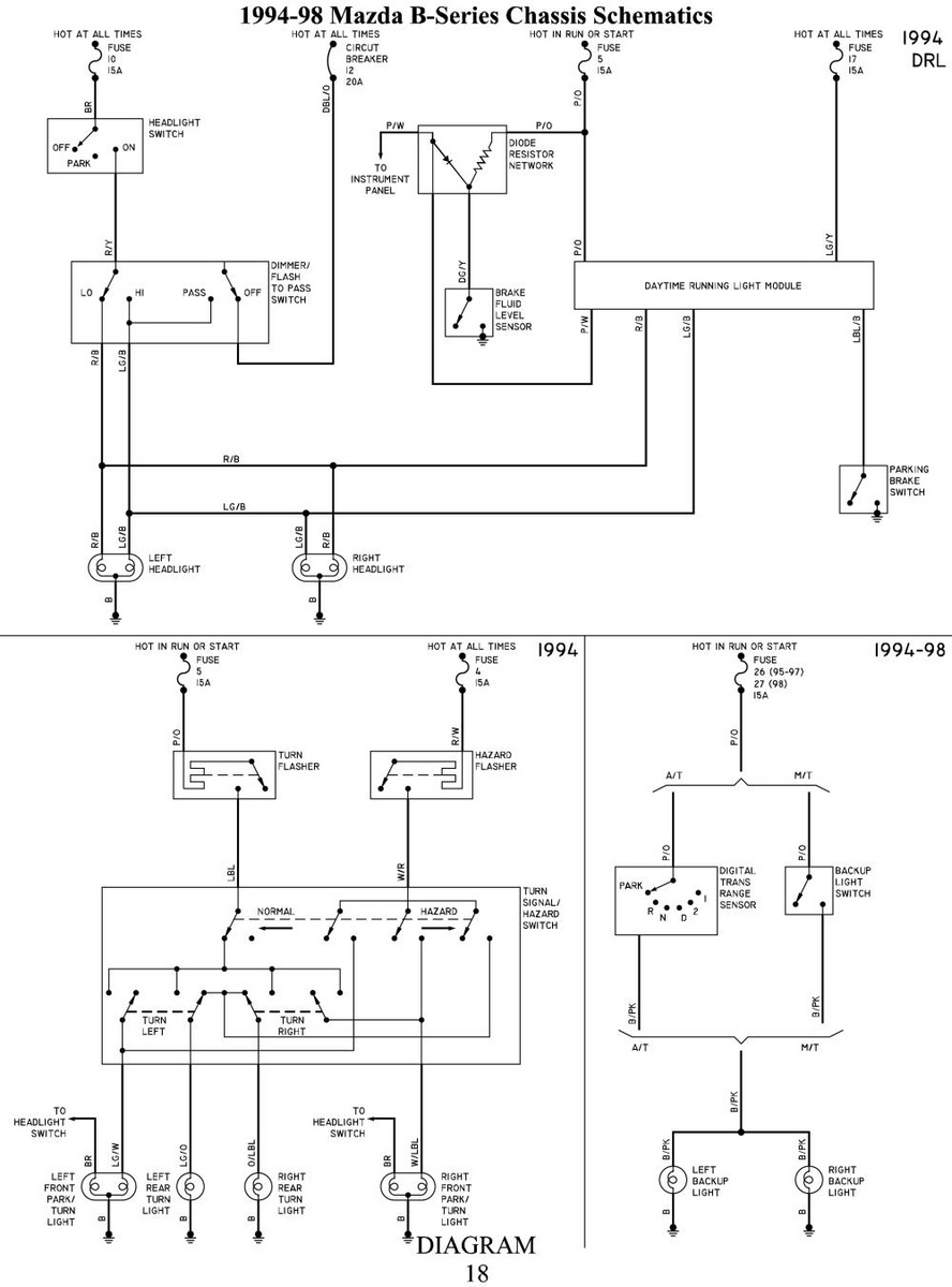 Mazda B-Series Pickup Questions - I have a 1994 mazda ... mazda b2600 fuel pump wiring 