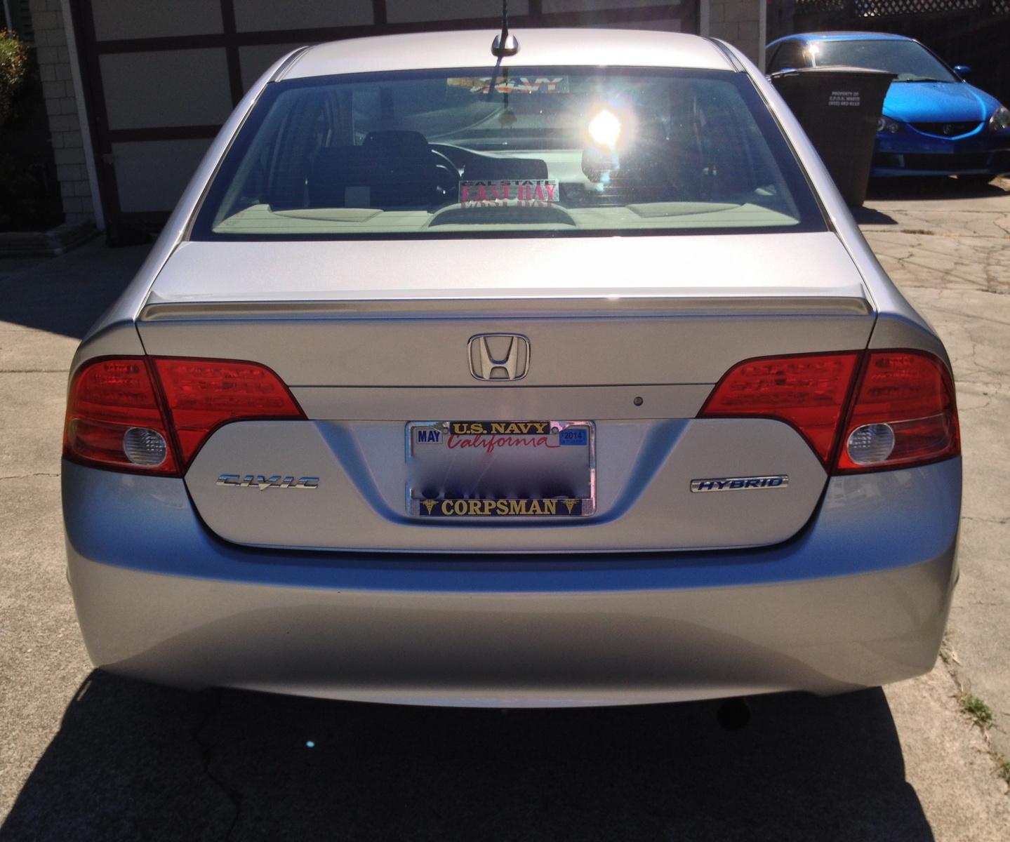 2007 Honda civic hybrid navigation sedan #7