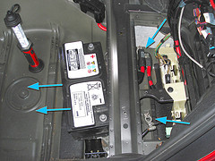 How to use jumper cables on a bmw #5