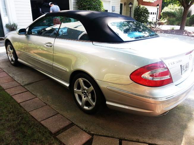 Problems with mercedes clk convertible #1