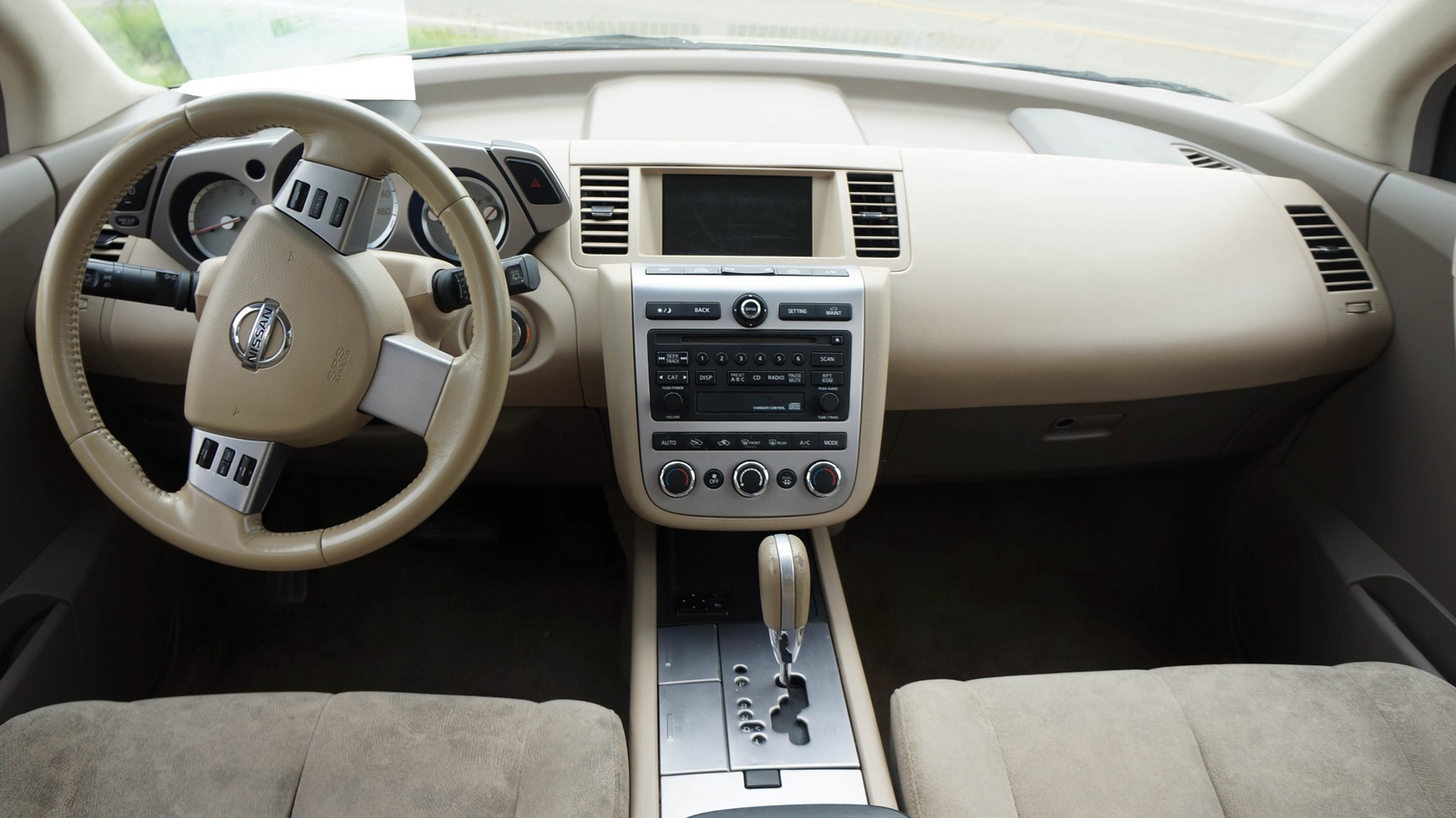 2006 Nissan murano interior dimensions