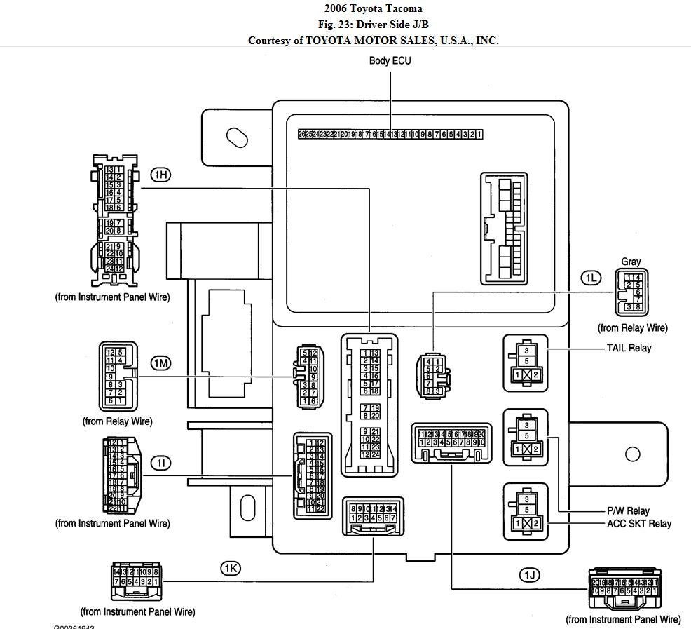 2006 toyota tacoma trailer wiring diagram #6