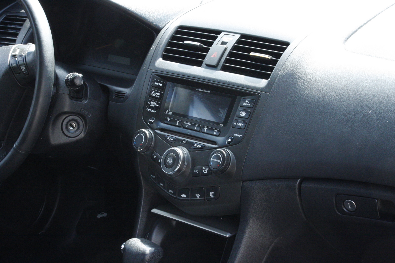2007 Honda accord ex coupe interior
