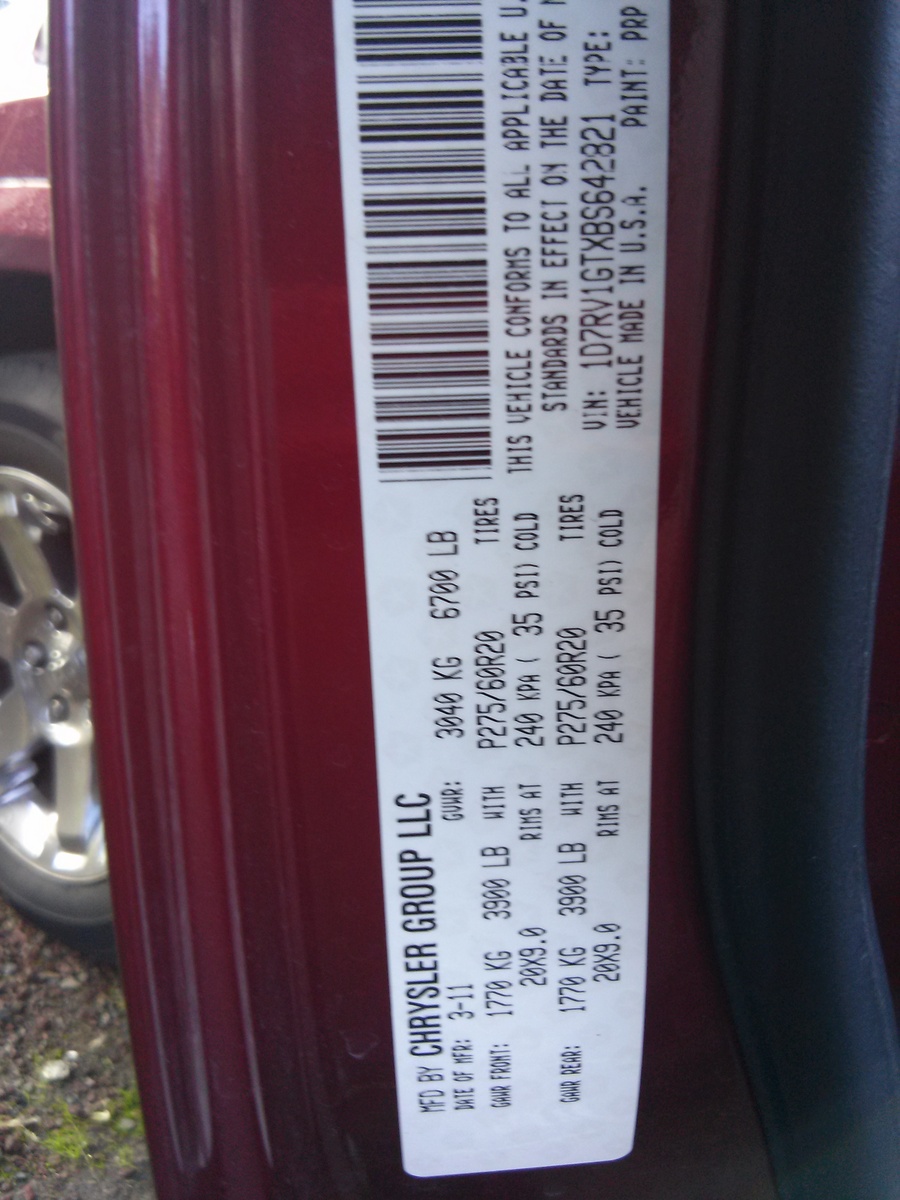 2011 Ram 1500
