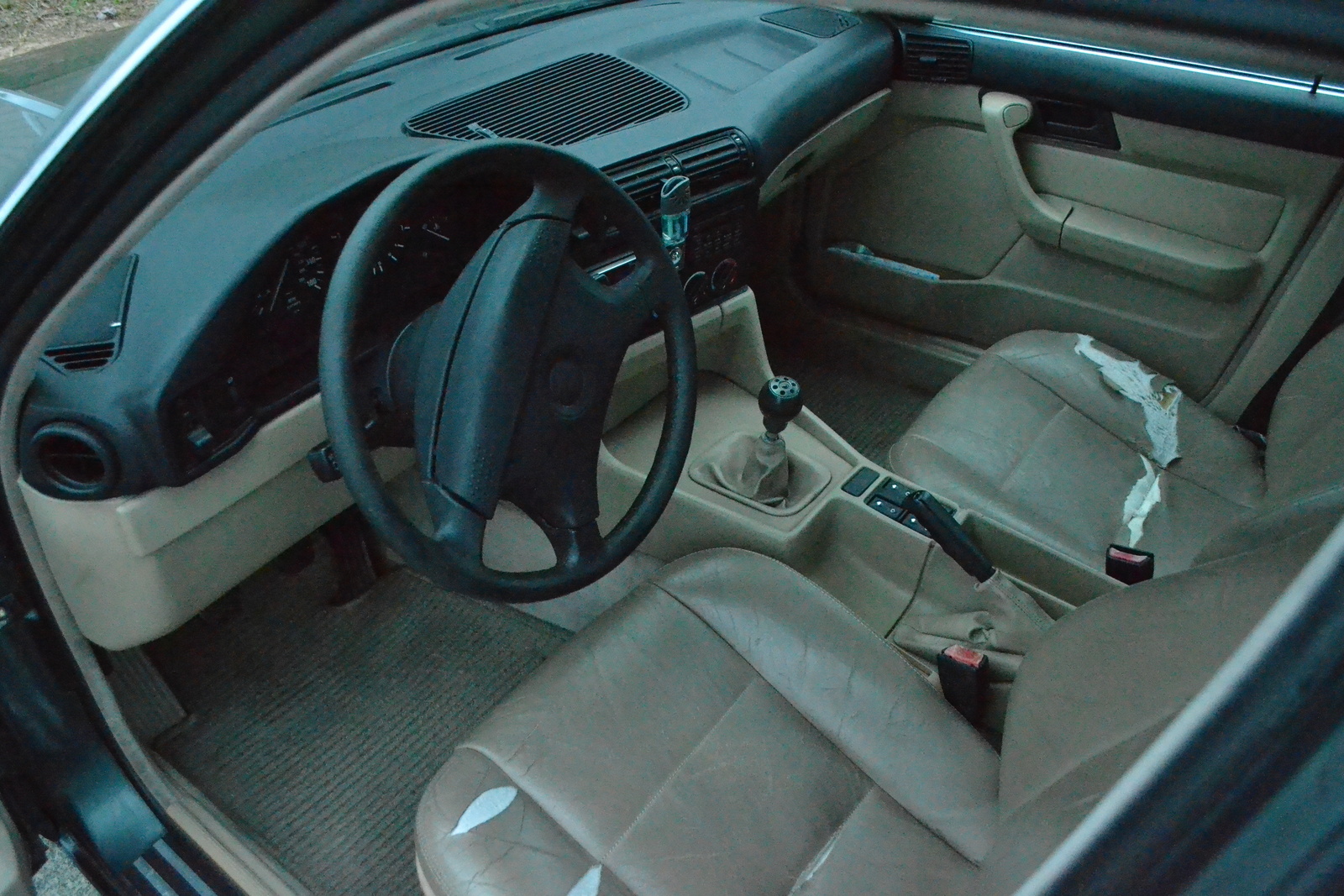 1989 Bmw 535 i car interior manual #1