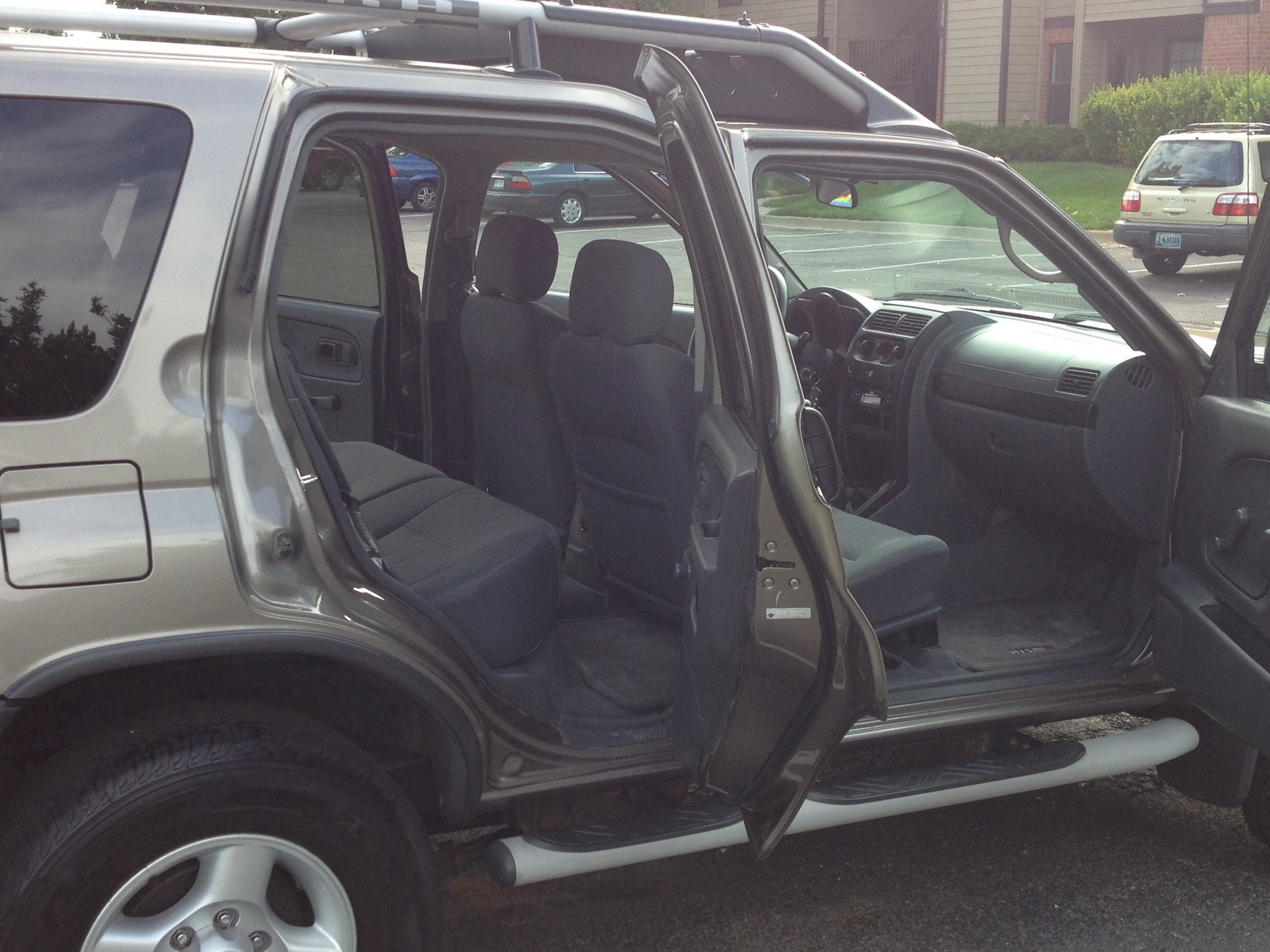Interior of a nissan xterra