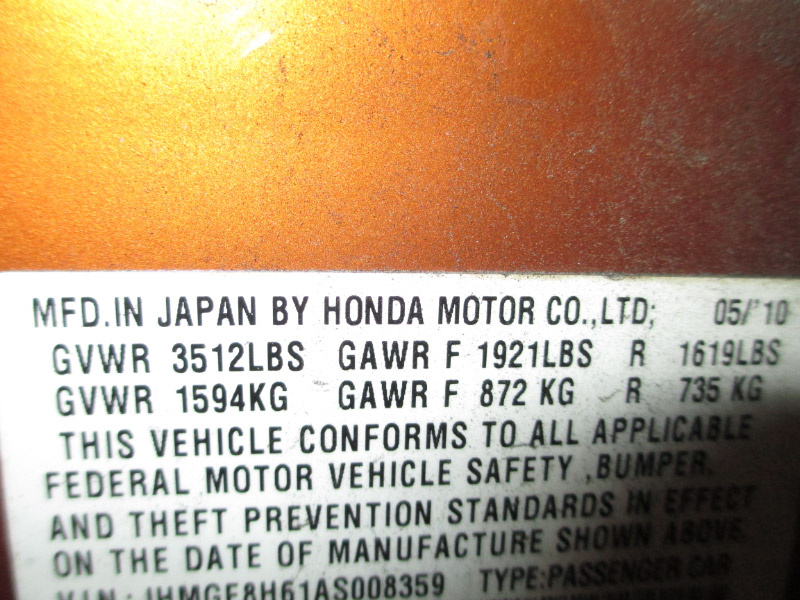 2010 Honda Fit