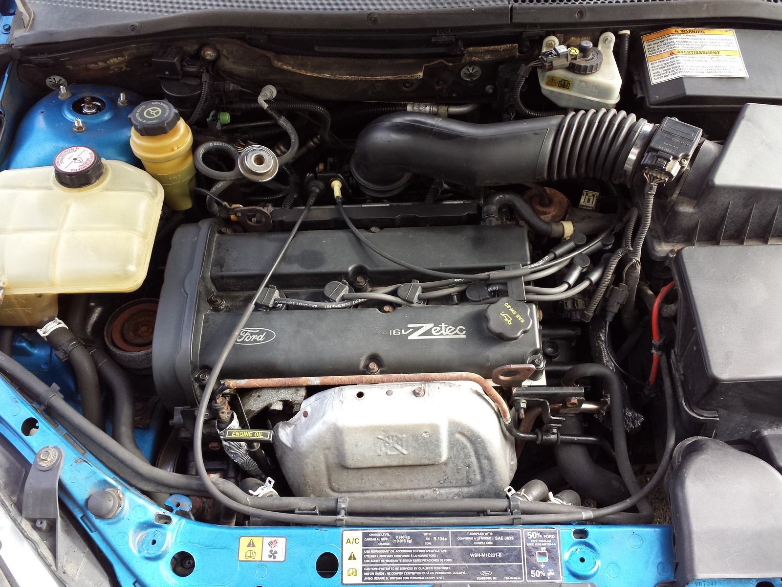 2001 Ford Focus Engine Size