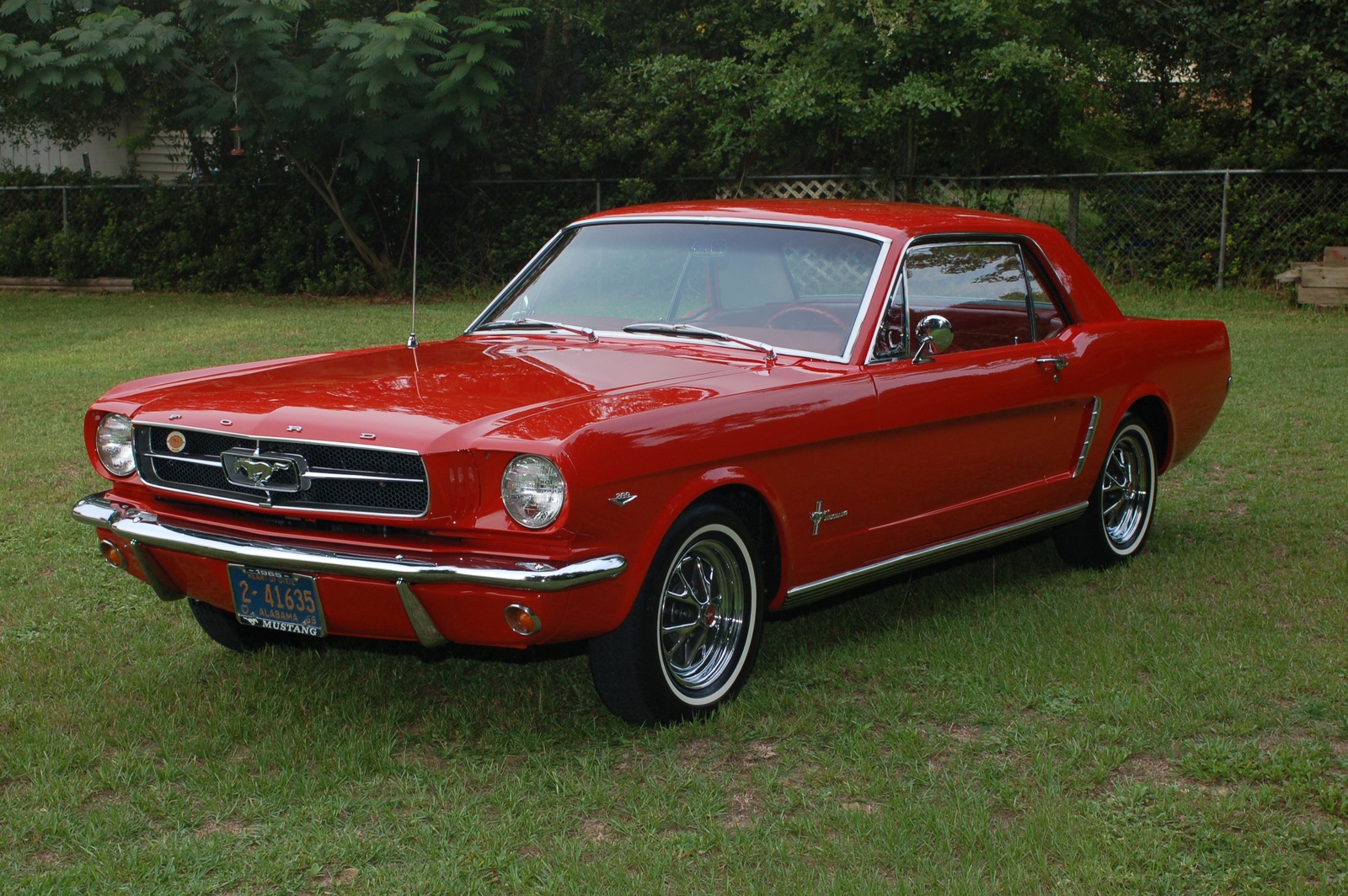 1965 Ford Mustang Coupe Red