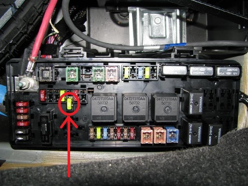Where is the battery located in a 2005 chrysler 300 #2