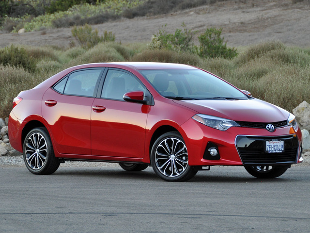 2015 Toyota Corolla S Plus Red