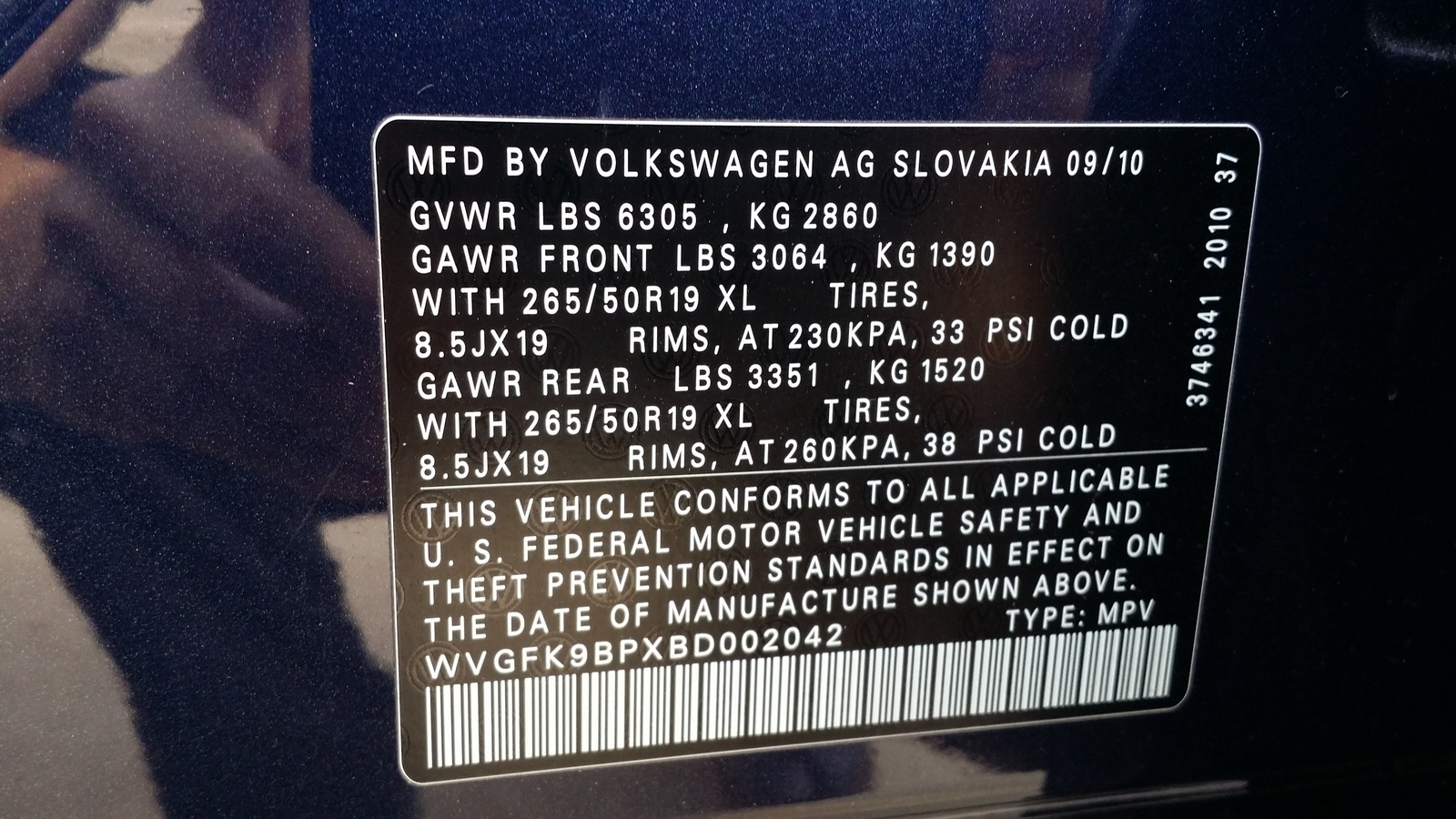 2011 Volkswagen Touareg