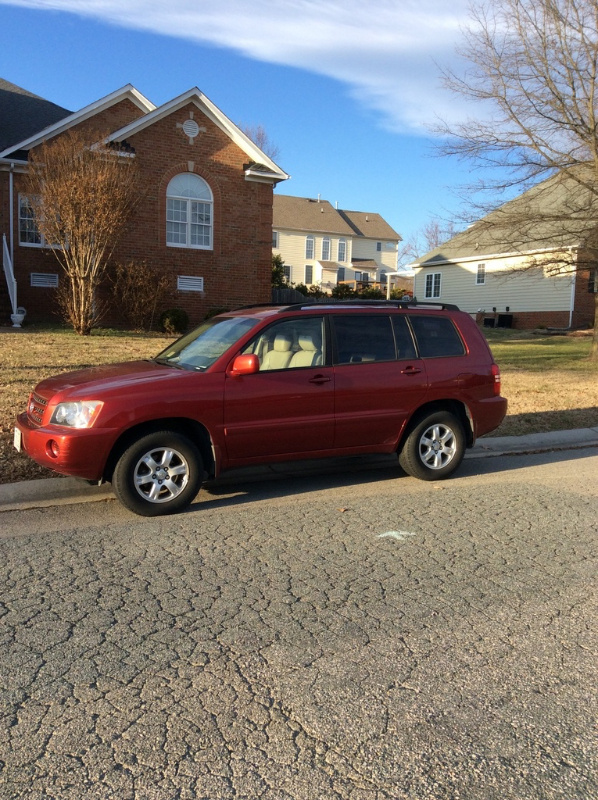 2001 Toyota highlander 4 cylinder