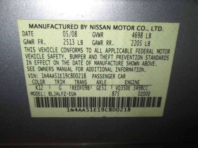 2009 Nissan Maxima