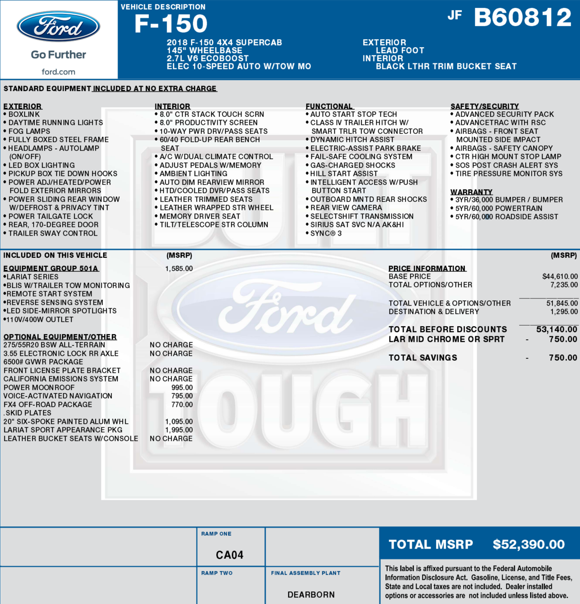 How To Read a Car Window Sticker CarGurus