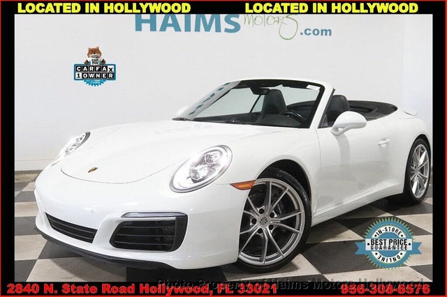 Used 19 Porsche 911 Carrera Cabriolet Rwd For Sale Right Now Cargurus