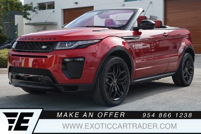 Used 18 Land Rover Range Rover Evoque Hse Dynamic Convertible Awd For Sale Right Now Cargurus