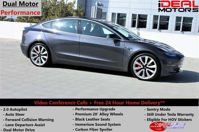 Used 2018 Tesla Model 3 Performance Awd For Sale In February 2021 Cargurus