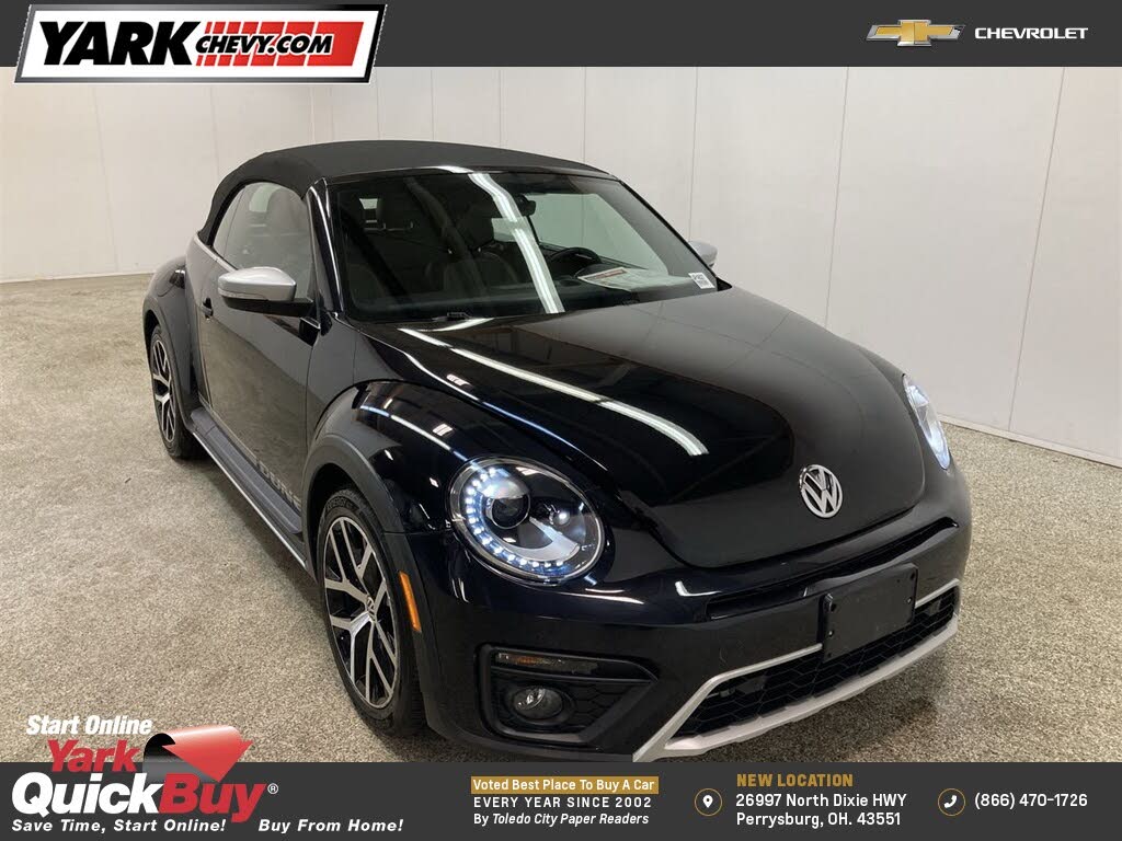 Used 17 Volkswagen Beetle 1 8t Dune Convertible For Sale Right Now Cargurus
