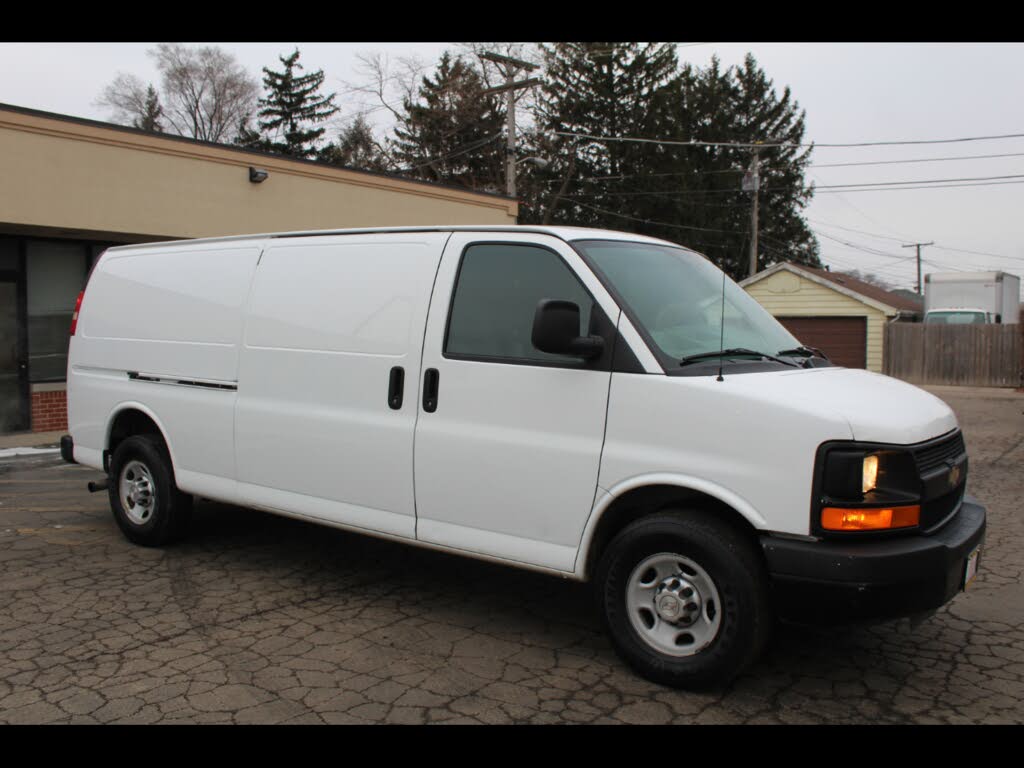 used chevy 3500 cargo van for sale