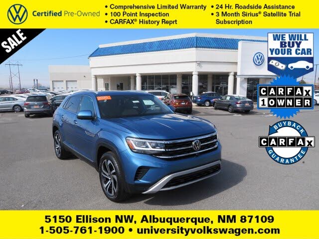 Certified 2020 Volkswagen Atlas Cross Sport For Sale Cargurus