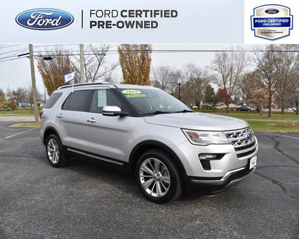 Certified 19 Ford Explorer Limited Awd For Sale Cargurus