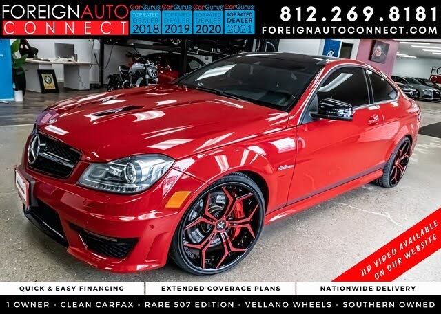 Used Mercedes Benz C Class C Amg 63 Coupe For Sale Right Now Cargurus