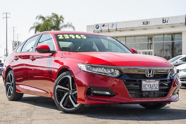2018 Honda Accord 2 0t Sport Fwd For Sale In Los Angeles Ca Cargurus