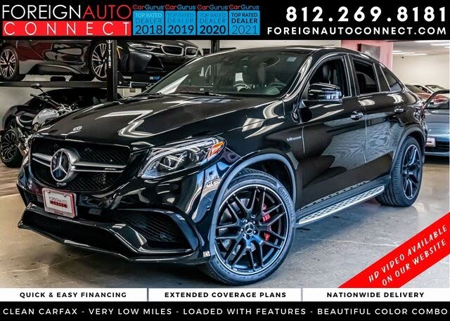 Used 18 Mercedes Benz Gle Class Gle Amg 63 4matic S Coupe For Sale With Photos Cargurus