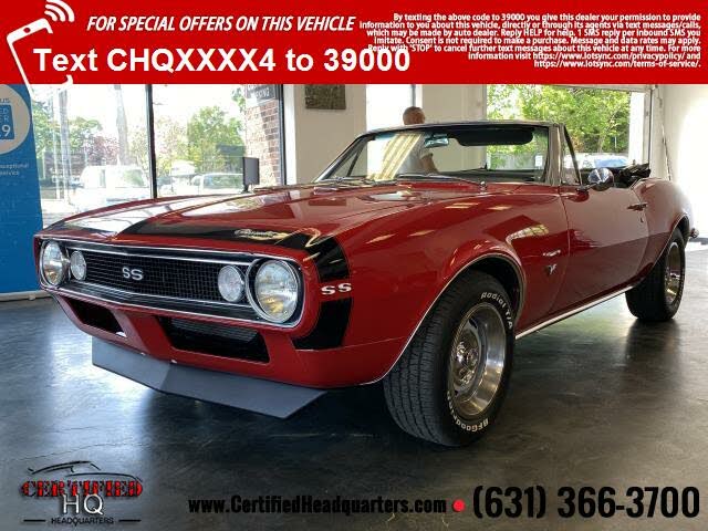 Used 1968 Chevrolet Camaro For Sale With Photos Cargurus