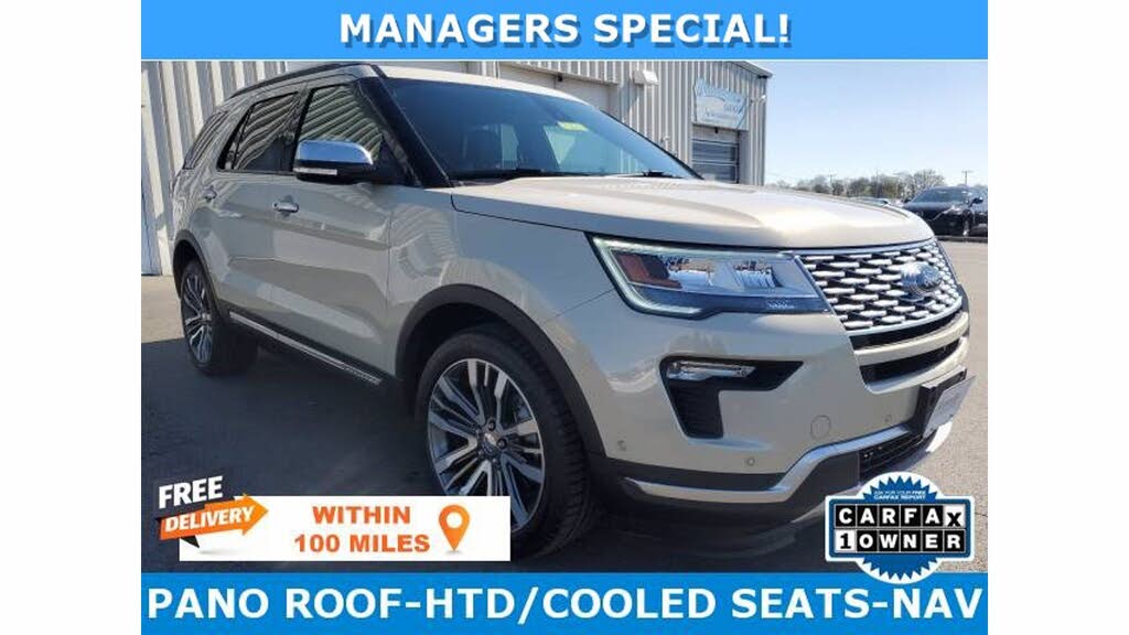 Used 18 Ford Explorer Platinum Awd For Sale With Photos Cargurus