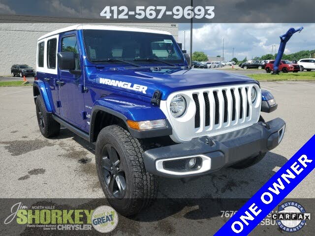 Certified 19 Jeep Wrangler Unlimited Sahara 4wd For Sale Cargurus