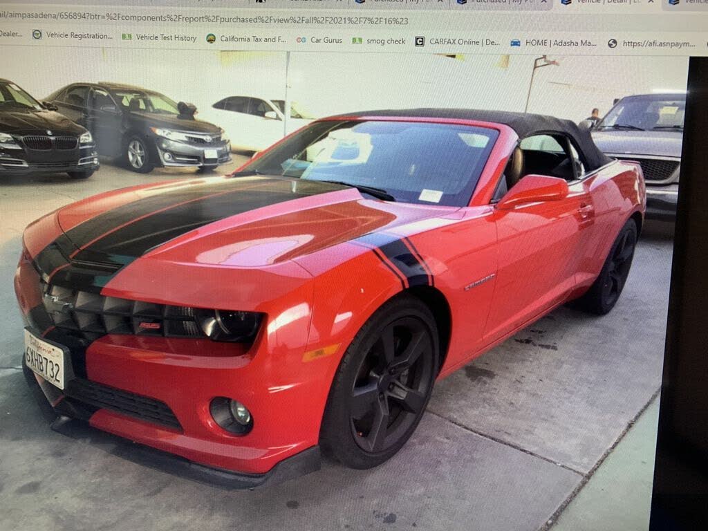 Used 2011 Chevrolet Camaro 2ss Convertible Rwd For Sale With Photos Cargurus