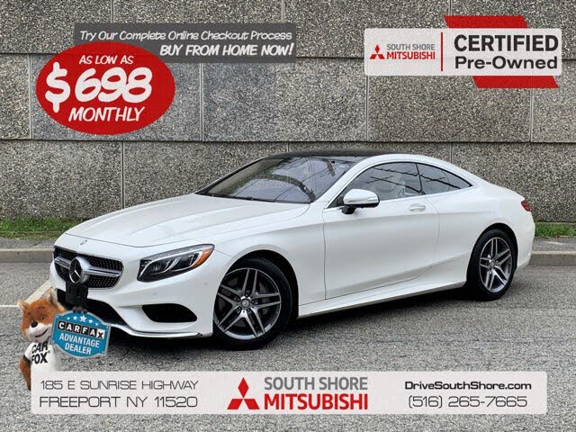 Used Mercedes Benz S Class Coupe For Sale In Toms River Nj Cargurus