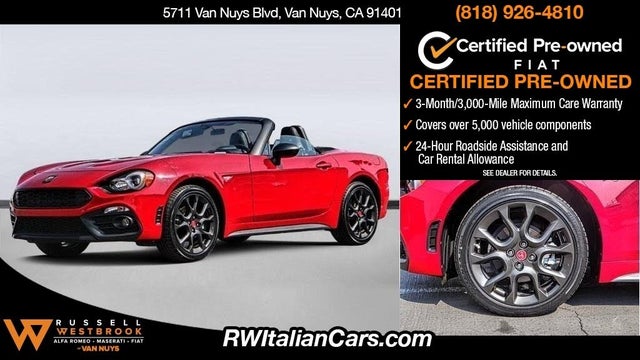 Used Fiat 124 Spider For Sale In Los Angeles Ca Cargurus Used Fiat 124 Spider For Sale In Los Angeles Ca Cargurus